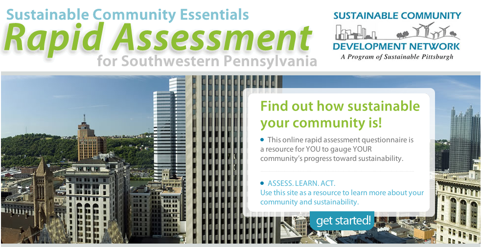 Sustainable Pittsburgh Web App Screenshot