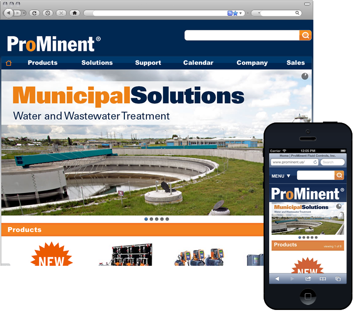 ProMinent Responsive Website for Pittsburgh-area Company